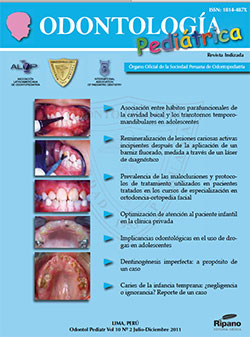 Odontología Pediátrica